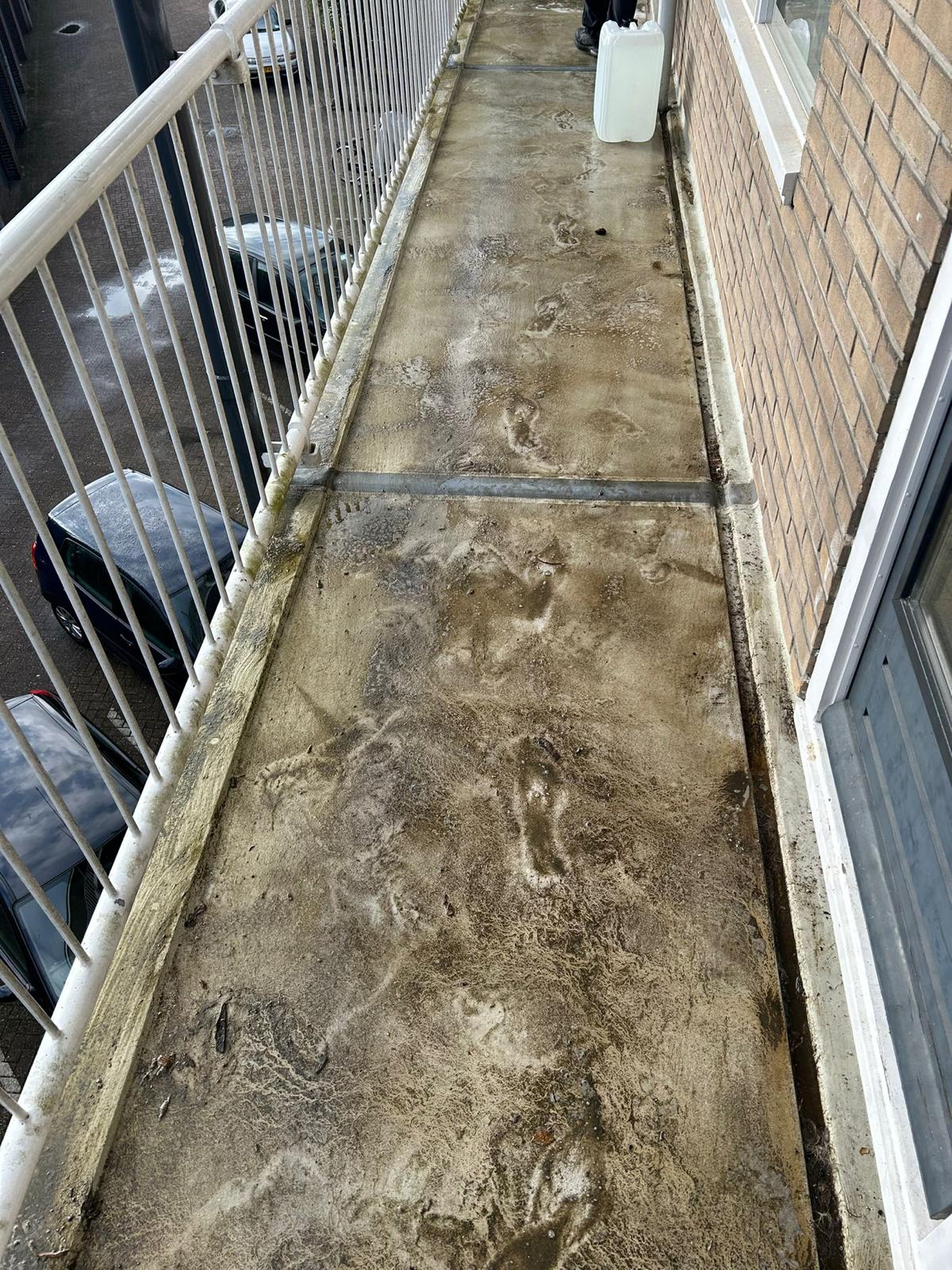 Before Balkon renovatie